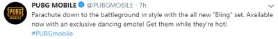 PUBG手游再出新品 Bling套装全身闪亮