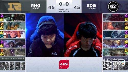 lpl2019春季赛2月17日EDGvsRNG:RNG2:0EDG拿下胜利