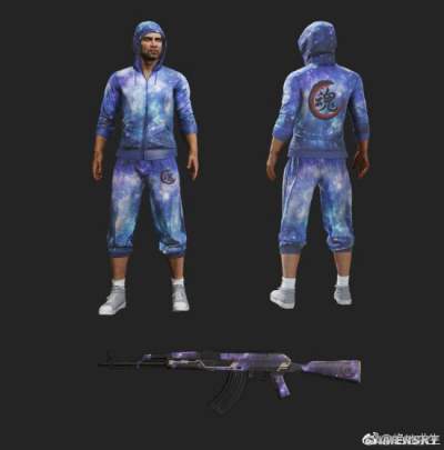 绝地求生中国主播皮肤设计图 造型独特