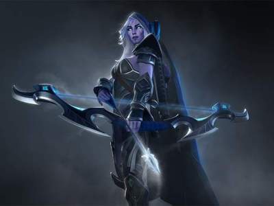 《Dota2》卓尔游侠模型重制 小黑颜值逆天，身材更火辣