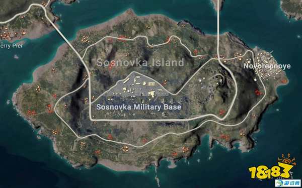 绝地求生新版艾伦格海岛图介绍