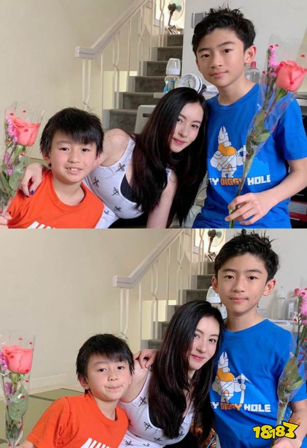 张柏芝晒大儿子最新帅照 网友:长得太像谢霆锋