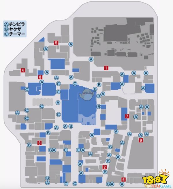 神室町地图图片