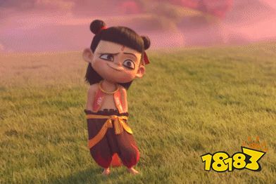 哪吒超拽插裤兜动态表情包_18183.com