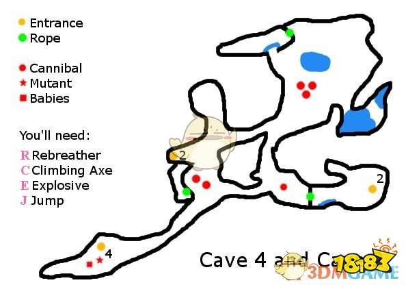 森林悬吊洞穴内部地图及盘点分享