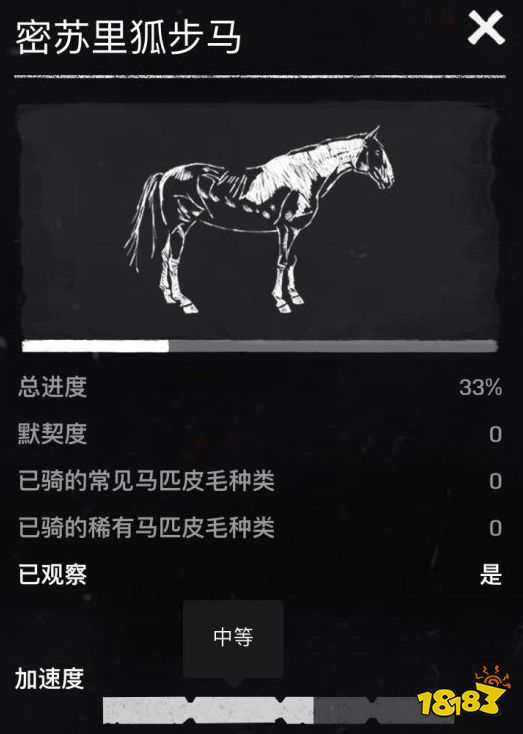 荒野大镖客2狐步马哪里买 狐步马具体位置