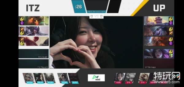 英雄联盟专区 新闻中心 游戏新闻    赛前进行可爱比心的mayumi更是被