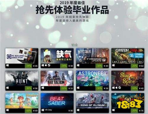 2019游戏热度排行 Steam2019年度最佳游戏榜单汇总大全 电脑游戏免费下载