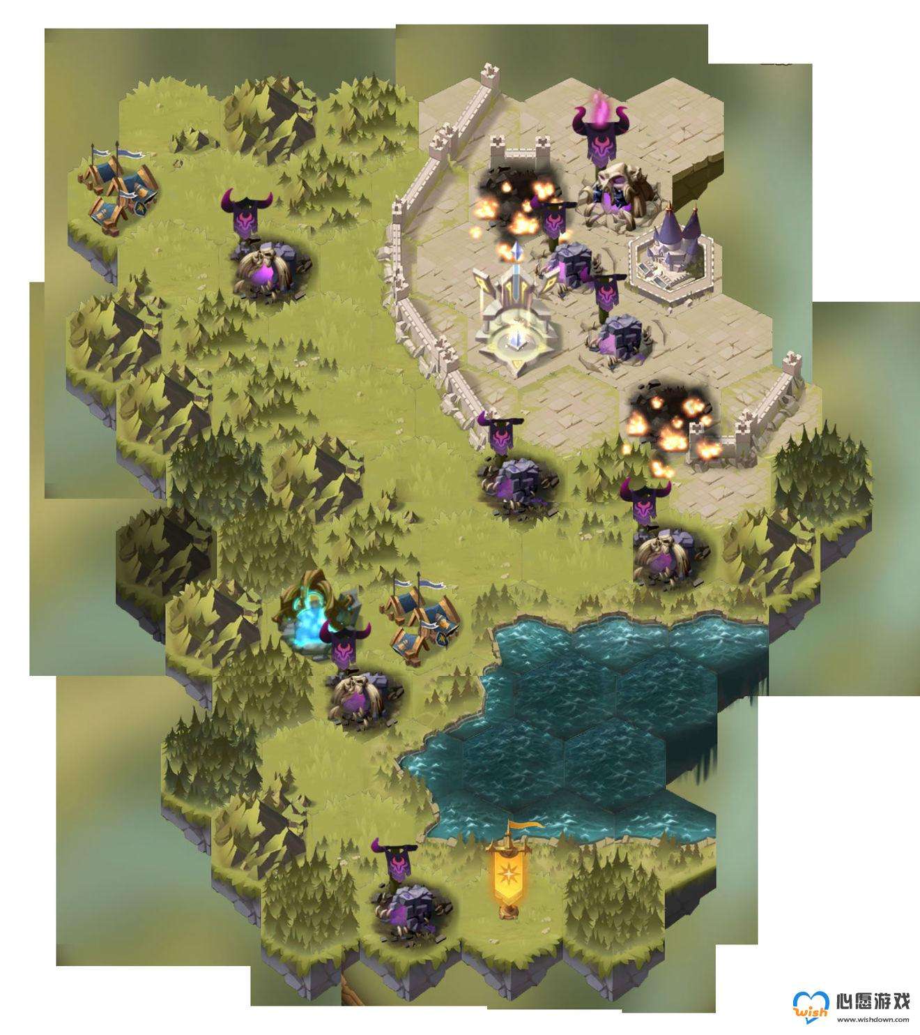 剑与远征卫戍王城地图如何通关_wishdown.com