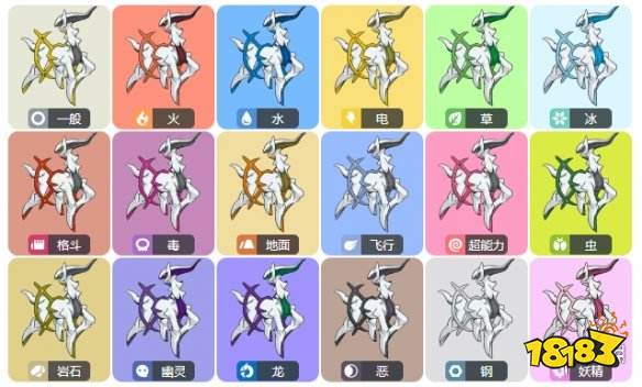 pokemmo神奥阿尔宙斯全属性石板获得方法阿尔宙斯全形态石板坐标