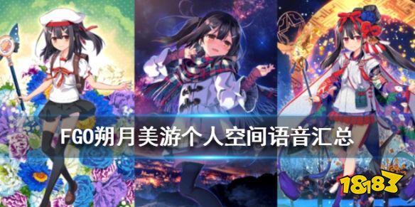 Fgo 美游艾德费尔特个人空间语音朔月美游全语音汇总 181手游门户