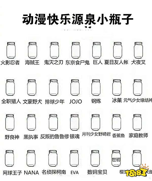 快乐源泉小瓶子大全