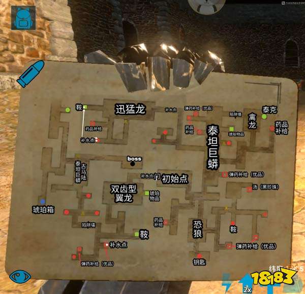 方舟生存进化地牢地图大全手游方舟地牢路线图