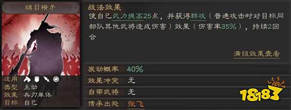 三国志战略版瞋目横矛战法搭配方法