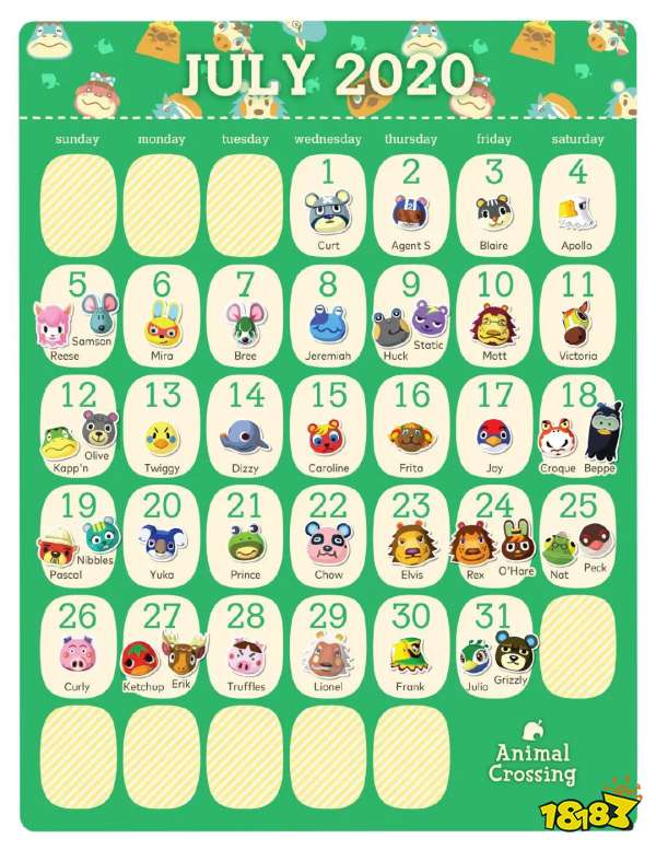 动物森友会小动物图鉴村民图鉴大全