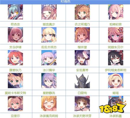 公主连结redive全角色图鉴一览