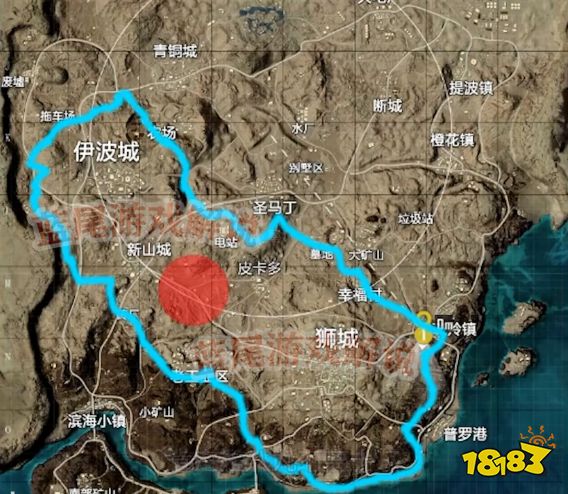 和平精英沙漠地图极速飞车赛道全路线介绍图