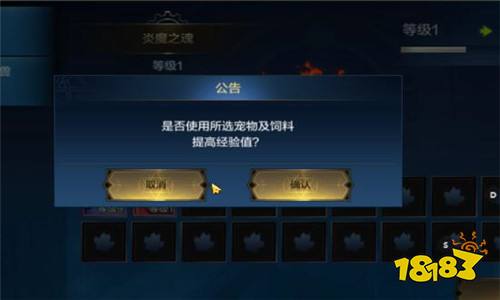 DNF手游宠物升级有什么用 宠物升级作用效果介绍
