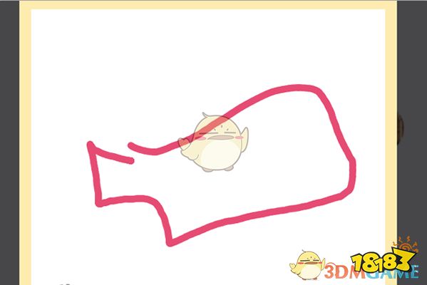 1,烤乳猪我们直接画出一个类似猪蹄的东西,如下图《qq》画图红包烤