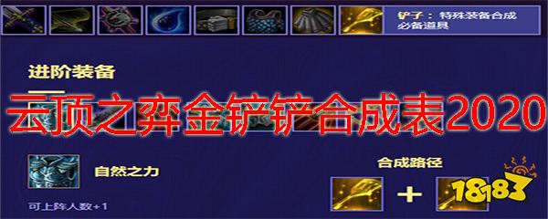 详细答案:云顶之弈s3赛季更新了大量的种族职业,因此金铲子的配方也