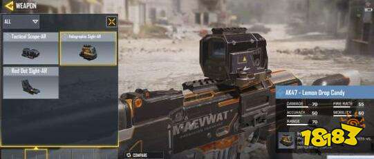 使命召唤手游步枪瞄准镜选哪个好