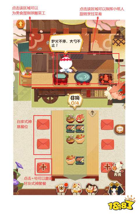 阴阳师妖怪屋美食屋聚餐攻略美食屋聚餐食物摆放指南 181手游门户