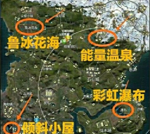 山谷地图花海图片