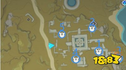 原神宝藏归离5个石碑在哪