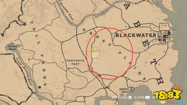 荒野大镖客2美洲野牛刷新位置一览