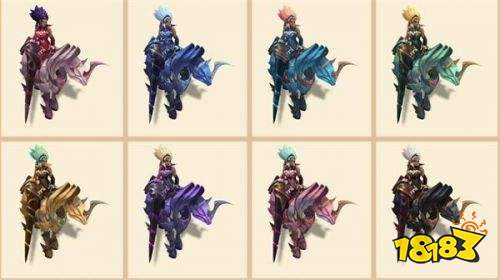 LOL10.25版本皮肤更新 新女帝永恒之森皮肤原画模型汇总