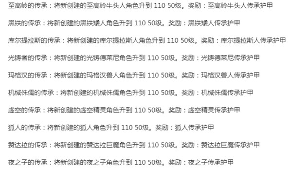 魔兽世界9.0种族传承护甲怎么得 WOW9.0各种族传承护甲获取攻略图片3