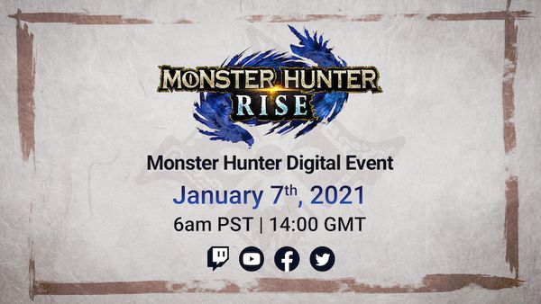 《怪物猎人：崛起》将于1月7日晚举办发布会