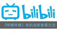《哔哩哔哩》我的追剧查看方法