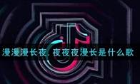 漫漫漫长夜,夜夜夜漫长是什么歌