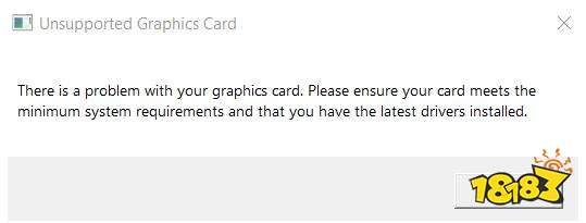 there is a problem with your graphic解决方法_18183.com