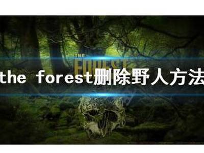 森林 游戏怎么删除野人the Forest删除野人方法 181单机游戏