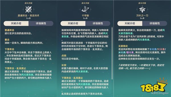 原神枫原万叶天赋升级顺序推荐