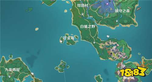 原神稻妻地图有多大稻妻地图位置介绍