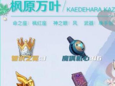 原神万叶突破材料收集攻略 万叶怎么升级