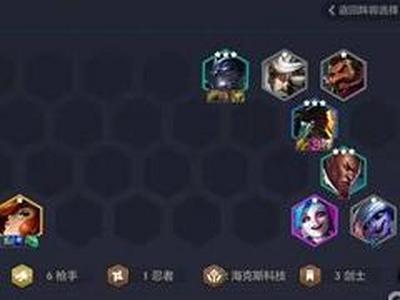 金铲铲之战枪手阵容推荐