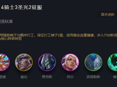 云顶之弈11.17版本吃鸡阵容推荐 云顶之弈11.17最强阵容汇总