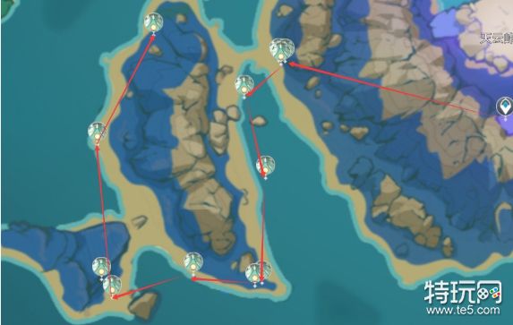 原神漂浮灵讨伐路线推荐 漂浮灵讨伐路线怎么走