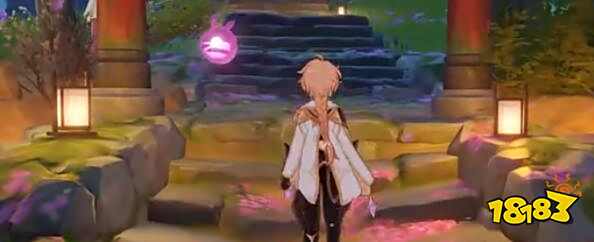 原神神里绫华樱花树下位置详解