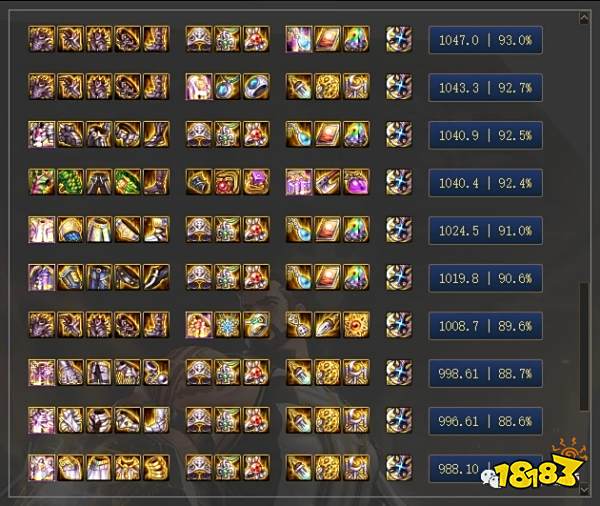 dnf蓝拳神话改版装备排名表2021蓝拳神话搭配排名一览