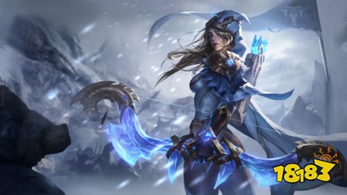 1,艾希-极地女神,售价:1750魄罗能量,半价优惠.