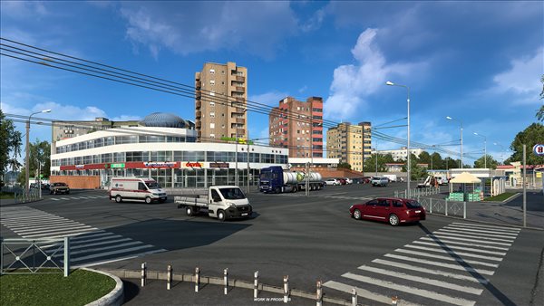 《欧洲卡车模拟2》俄罗斯梁赞新地图上线！