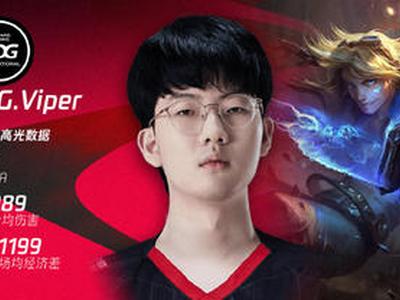 <b>LPL昨日最佳数据：EDG下路选手Viper</b>