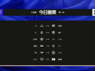 <b>S12今日赛果以及明日赛程：JDG、RNG小组赛首战告捷</b>