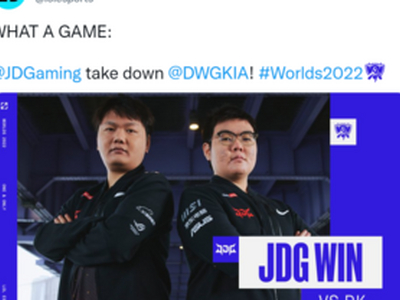 <b>LOL官推更新：WHAT A GAME：JDG拿下DK！</b>