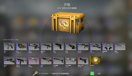 csgo开箱出货图图片